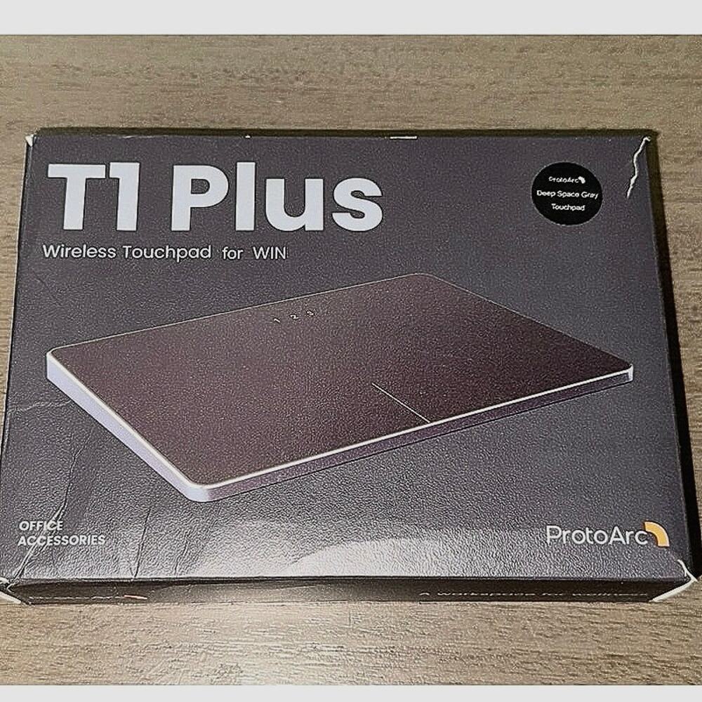 ProtoArc T1 Plus Wireless Bluetooth Touchpad for Windows 10/11 NIB Trackpad Gray